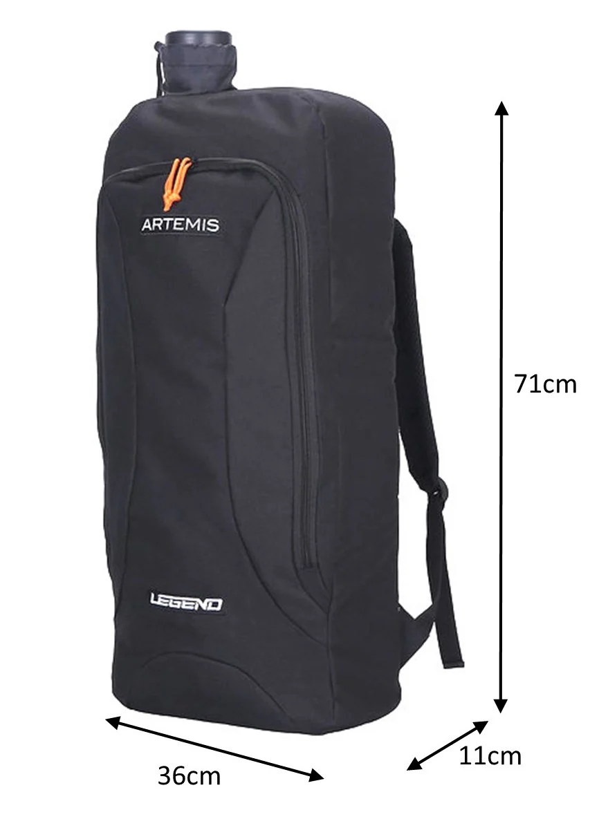 Legend Archery Artemis Recurve Bow Back Pack Backpack Bag Case Holder Arrow Tube - Image 3